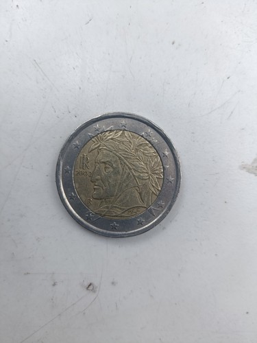 Moneta euro dante - da,