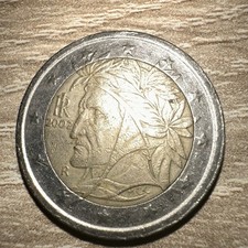 Moneta 2 Euro Italia 2002