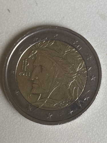 Moneta dante alighieri euro - dante, 2