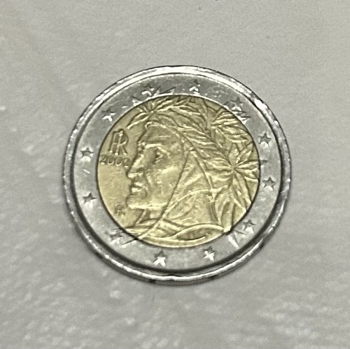 Moneta dante alighieri euro - alighieri, 2