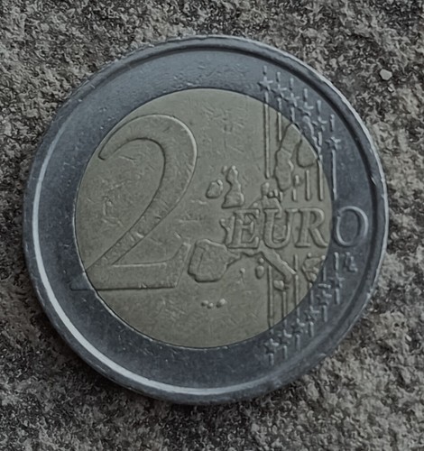 Euro moneta dante - 2,