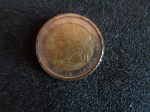 Moneta rara euro dante - rara,