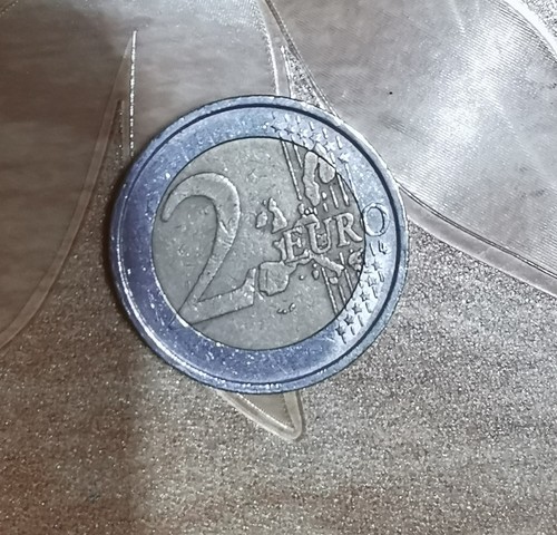 Moneta euro rara dante - moneta,