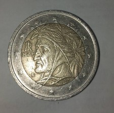 moneta da 2 euro Dante