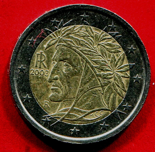 Italia 2003 euro dante - 2,